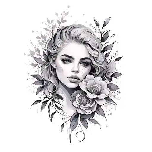 Subtle Bisexual tattoo design idea