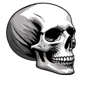 Stencils Skull tattoo design idea