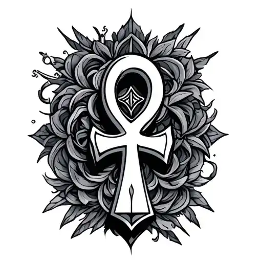 Ankh tattoo design idea