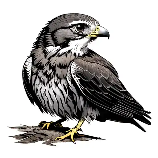 Kestrel tattoo design idea