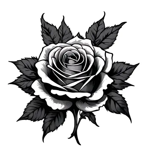 Dark Tower Rose tattoo design idea