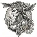 Isis Goddess tattoo design idea