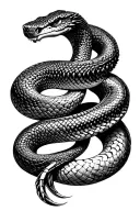 robotic king cobra tattoo design idea