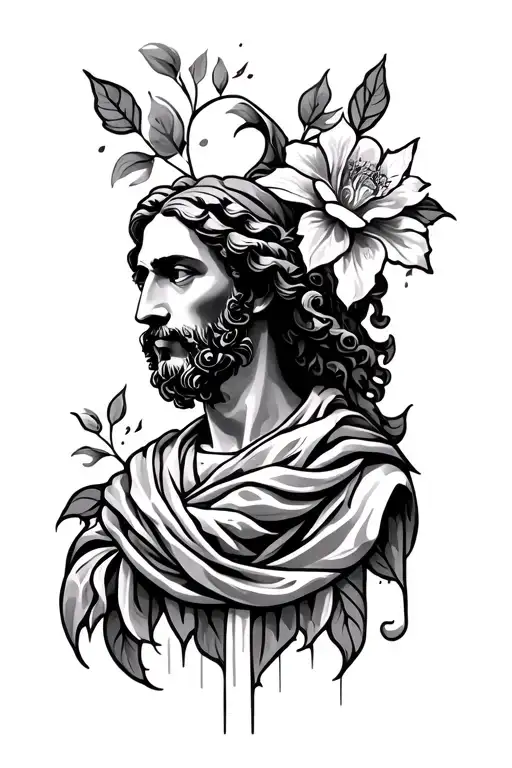 Christian religion tattoo design idea