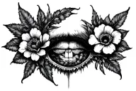 Pubic tattoo design idea