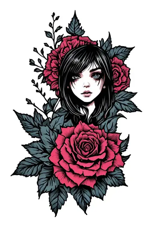 emo tattoo design idea
