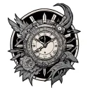 chrono trigger plaine epoch tattoo design idea