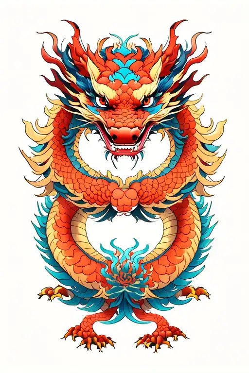 japanese dragon tattoo design idea