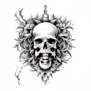 Spinal tattoo design idea