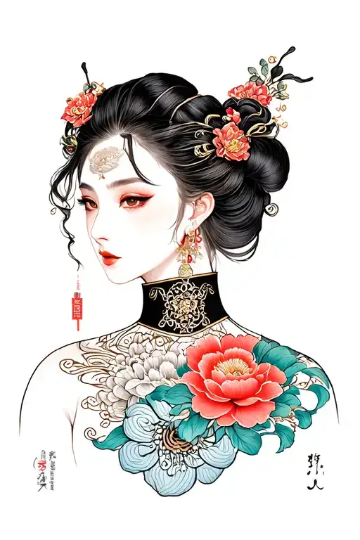 Choker tattoo design idea