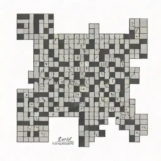 crossword puzzle tattoo design idea
