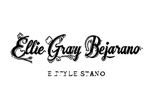 "Ellie Gray Bejarano" tattoo design idea