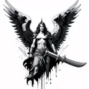 Warrior Angels tattoo design idea