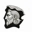 odysseus head tattoo design idea