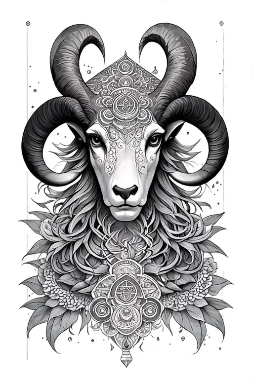 EGIP Pyramid, Chinesse Wall, Aries, Ayahuasca tattoo design idea