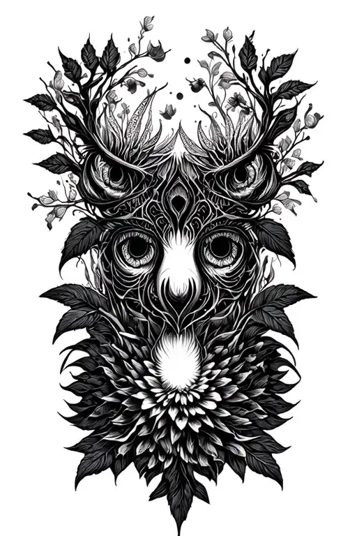 Nature tattoo design idea