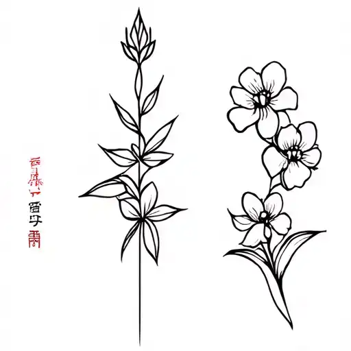 South east Asia small tattoo design idea