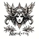 maliketh from elden ring tattoo design idea