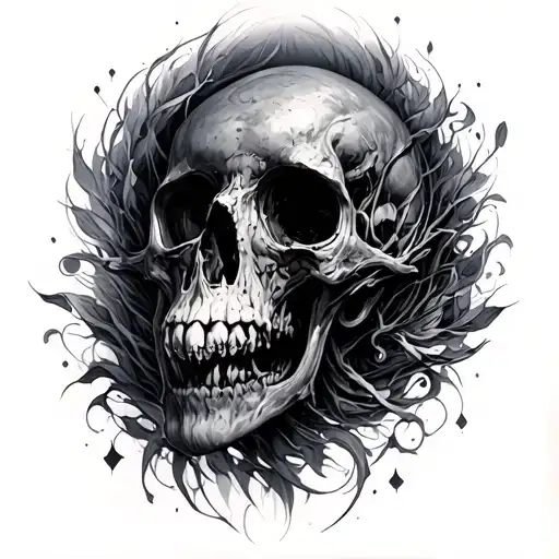 Amygdala tattoo design idea