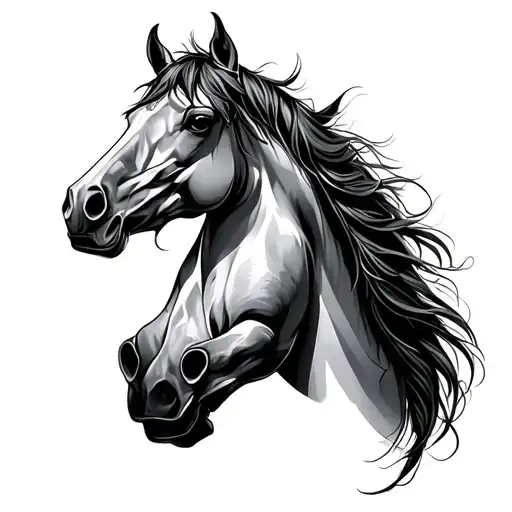 Pale Horse tattoo design idea
