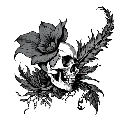 Hells Paradise tattoo design idea