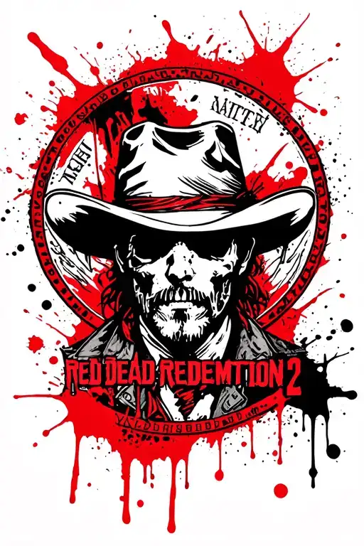 a red dead redemption 2 coin in black and white tattoo design tattoo design idea