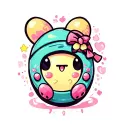 Tamagotchi tattoo design idea