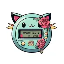 Tamagotchi tattoo design idea