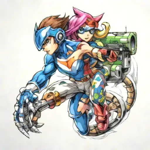 Heroes of sega games series tattoo design idea