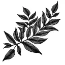 laurel leaf armband tattoo design idea