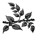 laurel leaf armband tattoo design idea