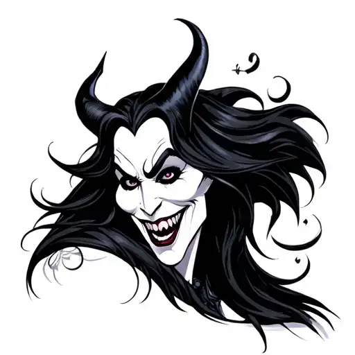 Disney villains tattoo design idea