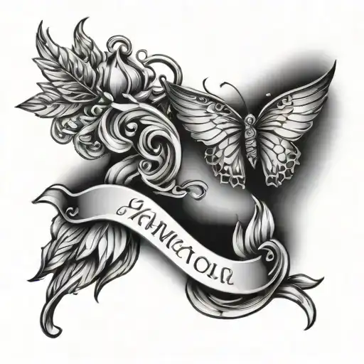 meaningful quote tattoo design idea