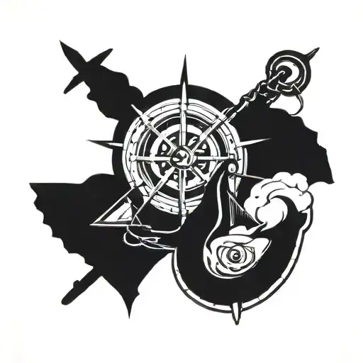 Nautical tattoo design idea