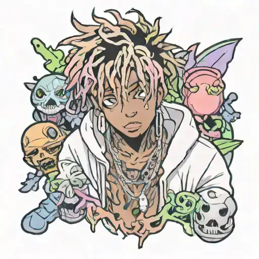 Juice WRLD tattoo design idea