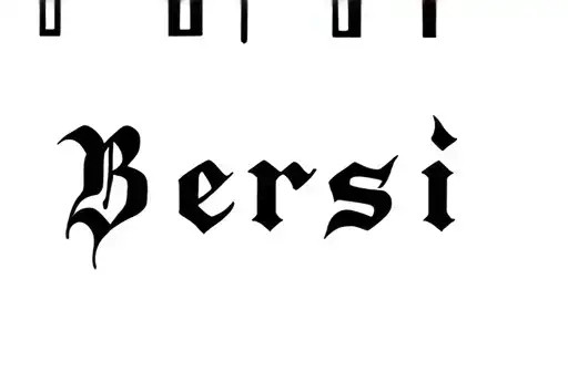 "Bersi 7-11-2007" tattoo design idea
