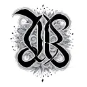 Two Word Ambigram Generator tattoo design idea