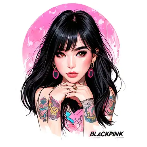 BLACKPINK tattoo design idea