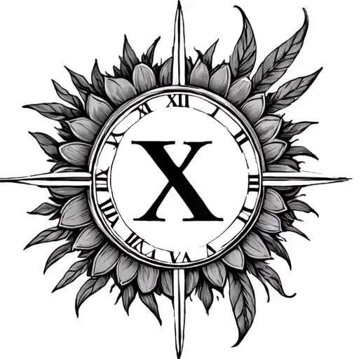 27 Roman Numeral tattoo design idea