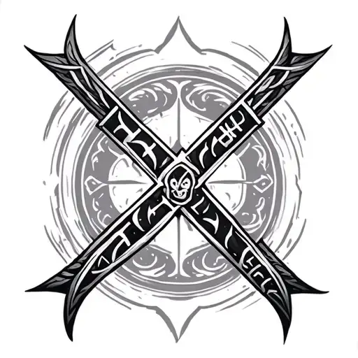 Runic tattoo design idea