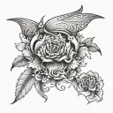 4x4 tattoo design idea