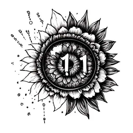 manifestation, 11:11 , positive mindset , growth tattoo design idea