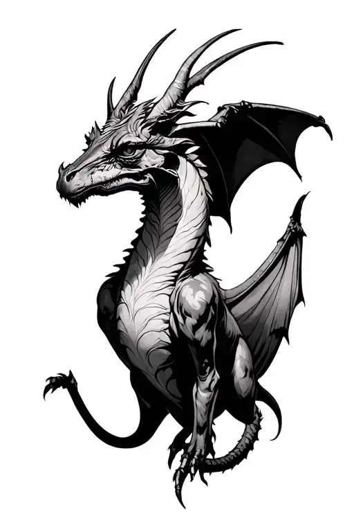 thestral harry potter tattoo design idea