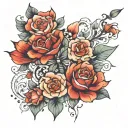 I'M NICOLE tattoo design idea