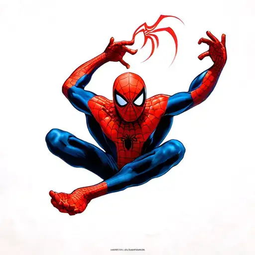 Andrew Garfield's Spider-Man album tattoo design idea