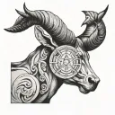 Taurus / Sagittarius tattoo design idea