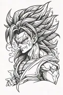 gogeta ssj4 tattoo design idea