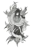 Madara Uchiha's Rinnegan tattoo design idea