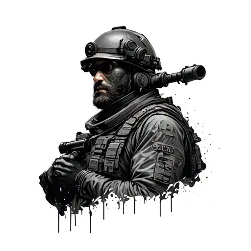 Metro 2033 tattoo design idea