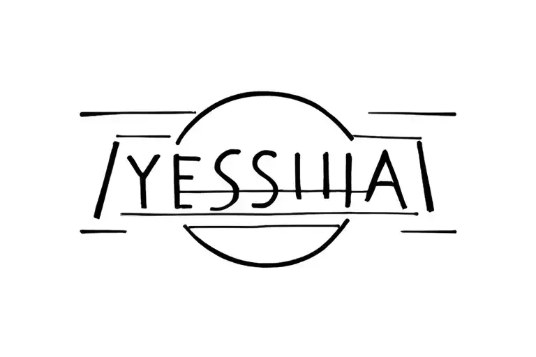 YESHUA tattoo design idea